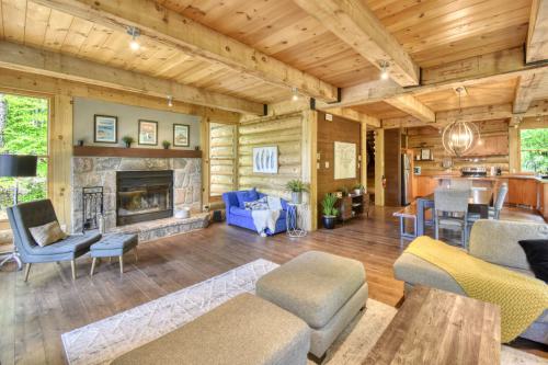 Salon chalet la Mancellière