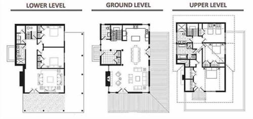 Plan chalet la Mancellière